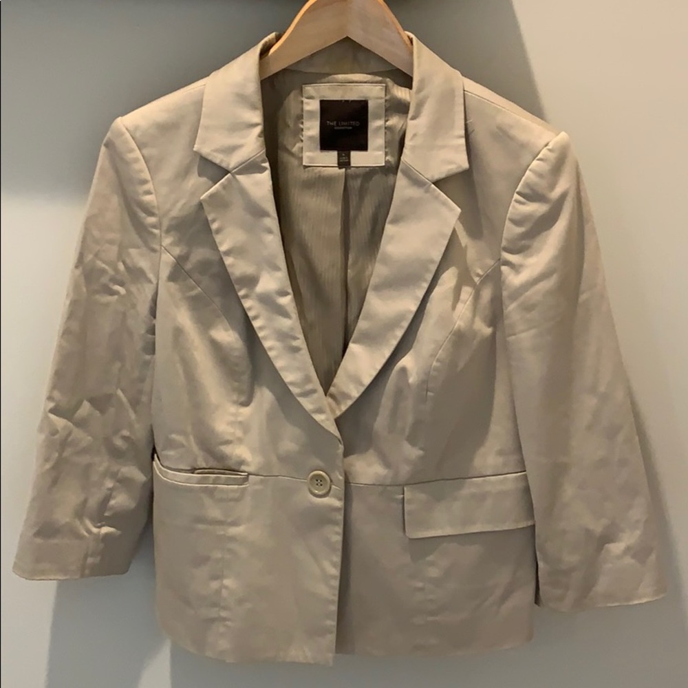 The Limited Khaki Blazer